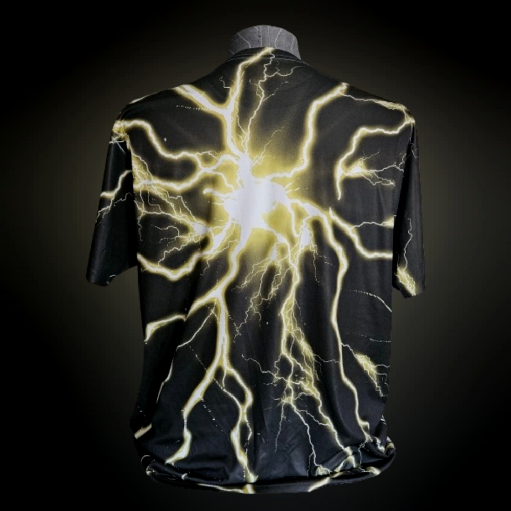 Lightning Batman Graphic Tee Shirt - Picture 2 of 2
